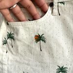 NYDJ NWT Womens Shorts Denim Cream Polka Dot Tropical Printed Size 0 Photo 4