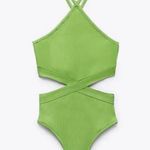 ZARA NWT  RIBBED CUTOUT CUTTABLE LOOP BLOGGERS FAV BODYSUIT STRETCH Photo 8