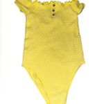 Urban Outfitters Out From Under Textured Yellow One Pice Swimsuit Xs Photo 7