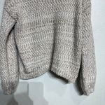 Yet Again  Tan Heathered Sweater Sz M Photo 3