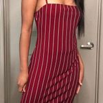 Red & White Spaghetti Strap Dress Medium Multiple Photo 0