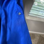 Diane Von Furstenberg Diane von Furstenburg silk royal blue blouse medium chain link‎ 8 Photo 4