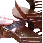 White Mountain Astonish platform footbeds heel, Dark Tan, 9.5 Photo 5