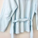Nike  Light Blue Windbreaker Activewear Jacket with Belt and Hood Small 2-4 Photo 4