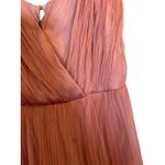 ASOS Dusty Rose Sleeveless Layered Tulle V-Neck Formal Maxi Dress Women Sz 2 Photo 7