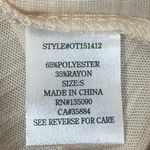 Others Follow Ethereal Fairy Dainty Ivory Cream Ruffle Lace Tunic Top Small Layering Neutral Photo 4