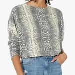 Jack by BB Dakota ⭐️ New with tags BB Dakota snake skin print soft cropped sweater in size small Photo 0