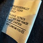 London Fog NWT Vintage Coat Jacket Size 14 Petite Dark Teal Leather Collar Barn Photo 8