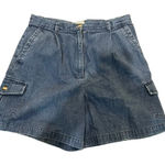 Talbots Vintage  100% Cotton Jean Shorts Size 12 Photo 0
