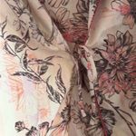 Victoria's Secret Victoria Secret Pink Tie Front Mini Robe with Floral Accents Size Medium Photo 2