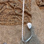 Hayden Cheetah Print Button Up Top. Can also be Worn off Shoulder. Size Medium Photo 3