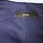 Fora Deep V Plunging Neckline Sequined Bodycon Dress Blue Shimmer Metallic Sexy Size undefined Photo 1