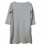 Uniqlo  blue white‎ striped sweatshirt dress small Photo 5