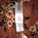 GILLIGAN & O’MALLEY floral lounge elastic waistband pockets crop pants size S Orange Photo 4