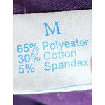 Bulotus High Low Long Sleeve Cowl Neck‎ Size Large Boho Chic Purple Photo 3