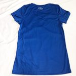 Under Armour  USA Heat Gear Ladies Shirt Size M Blue Short Sleeve UPF30 NEW Flag Photo 6