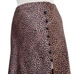 Victoria's Secret Victoria’s Secret Animal Print Satin Midi Slip Skirt Size Medium Photo 2