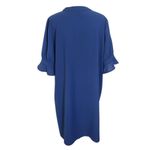 Blue Short Sleeve Shift Dress Size XL Blue Wedding Guest Dress Photo 2