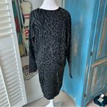 Fortune + Ivy  Animal Print Long Line Open Cardigan Photo 1