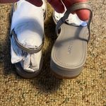 Marc Fisher  Women's Gray Patent Slingback Flats Photo 3