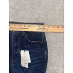 a loves a high rise straight leg jeans nwt fray raw hem size 26 Blue Photo 7