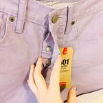 Levi's NWT  501 button fly purple jean shorts Photo 3