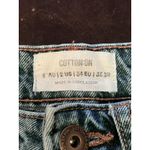 Cotton On Shorts Womens 2 Blue High Rise Mom Denim Frayed Hem Cutoff Casual Photo 2