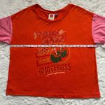 Farm Rio x Anthropologie Top Oversized Graphic Tee Short Sleeve Petite Sz LP Photo 9