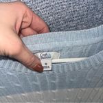 Croft & Barrow Navy/White  Striped Crewneck Sweater Photo 1