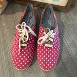 Keds  Polka Dot  Pink Lace Up Sneakers Loafers Womens Shoes Sz 7 Photo 4