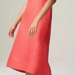 J Jill Linen Midi strawberry Sleeveless Dress small tall NWT Orange Size undefined Photo 0