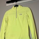The North Face Half Zip Pullover Fleece Neon Bright Yellow Size XS Women’s Photo 2