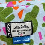 KAVU True Outdoor Wear Womens XS Cactus Print Short Sleeve Button Up Shirt Photo 9