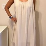 Premise Scoop Neck High Low Beige Cream Dress Lined Size M Photo 10