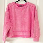 Danskin Vibrant Pink Crew Neck Sweatshirt Medium Photo 0