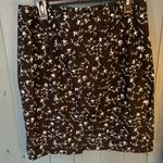 Casual Corner Black and White Floral Pencil Skirt | Size 1X Photo 1
