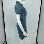 Madewell  Women’s Chambray Frayed Hem Button Down Shirt Dress Women XXS Photo 7