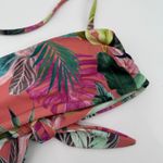 BASTA SURF Bikini Top Size Small NEW Tropical Leaf Print NWOT Tie Photo 7