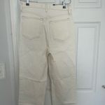 Abercrombie & Fitch Abercrombie 90s Straight High Rise Jeans Cream/Off-White Photo 2