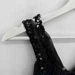 Wishes Wishes *Fair Reworked* Y2k Black Sequin Formal Dress Size Medium Photo 3
