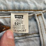 Levi's Levi’s Vintage 90s 521 Tapered Fit Jeans 16 Short Photo 9