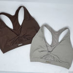 Gymshark  x Whitney Simmons V3 Twist Front Mesh Athletic Sports Bra x2 Size Med Photo 0