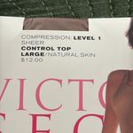 Victoria's Secret NIP Vintage Victoria’s Secret Natural Skin Level 1 Control Top Pantyhose Photo 2