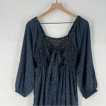 Madewell  Lucie Tie-Back Long-Sleeve Jumpsuit‎ in Carmine Floral Wide Leg Photo 4