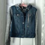 Mudd denim hoodie jacket, size small Photo 0