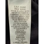 Juicy Couture  Black‎ Velour Zip Up Hoodie Jacket Y2K Women's Size Large flaws Photo 5