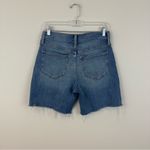 J.Crew Raw Hem Denim Blue Women's Shorts Size 27 Photo 4