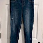 Spanx Distressed Skinny Ankle Jeggings Size Large Photo 0