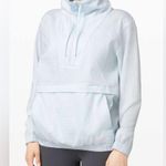 Lululemon Pack Light Pullover Half Zip Almost Blue Photo 0