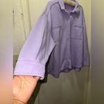 Aerie  Lavender Button Down Shirt Photo 1